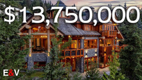 Bên trong nhà gỗ trượt tuyết Whistler Luxury 13,750,000 đô la.