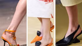 Giày đế gấp, sneaker lai... lên ngôi hè 2021