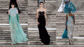 BST Valentino Haute Couture Thu Đông 2022: Pierpaolo Piccioli và lối chơi đa sắc màu