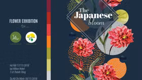 Triển lãm hoa tươi Nhật Bản The Japanese Bloom tại Hà Nội & Hồ Chí Minh