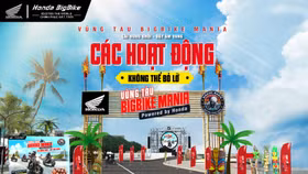Đại hội mô tô chuyên nghiệp Vũng Tàu Bigbike Mania sắp được diễn ra