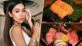 Mục sở thị bữa tiệc Sashimi cao cấp tại gia của Tiên Nguyễn