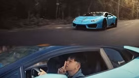 Lamborghini Huracan 20 tỷ đồng cực hiếm xuất hiện trong MV mới của Kay Trần