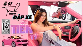 Ngọc Trinh - Mặc đồ ngủ đập hộp Rolls-Royce tiền tỷ, lái siêu xe chở Kiều đi chợ