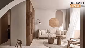 Gái Huế mua căn hộ ở trung tâm thành phố, thiết kế như "chiếc hộp màu nâu", ít đồ nhưng vẫn sang khỏi bàn