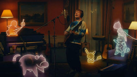 Ed Sheeran hoá thân thành huấn luyện viên Pokémon trong "Celestial"