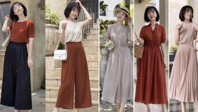 Outfit thời trang thanh lịch cho phụ nữ trung niên