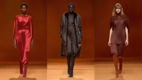 BST Hermès Thu Đông 2023 nguồn cảm hứng từ tóc