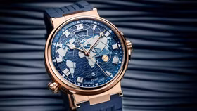 Đồng hồ chuyên dụng Breguet Marine Hora Mundi 5557: Sáng tạo kinh điển