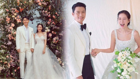 Hôn lễ thế kỷ cặp đôi Hyun Bin và Son Ye Jin thu hút người hâm mộ