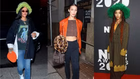 Mũ bucket lông xù - Phụ kiện hoàn hảo của các sao Hollywood