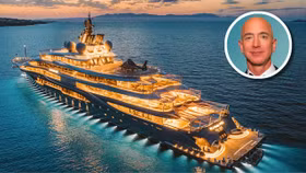 Cận cảnh siêu du thuyền 400 triệu đô của tỷ phú Jeff Bezos