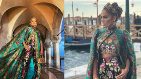 Jennifer Lopez lộng lẫy như nữ hoàng tại show Dolce & Gabbana Alta Moda