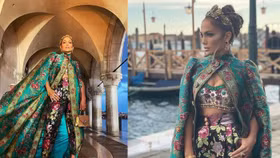 Jennifer Lopez lộng lẫy như nữ hoàng tại show Dolce & Gabbana Alta Moda
