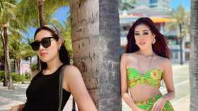 Style cực trẻ trung của Khánh Vân sau Miss Universe