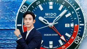 Đại sứ thương hiệu Kim Soo Hyun tại sự kiến giới thiệu đồng hồ Mido
