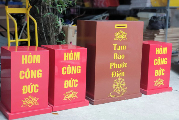 Tổng số tiền công đức, tài trợ thực thu trong năm 2023 là 4.100 tỷ đồng