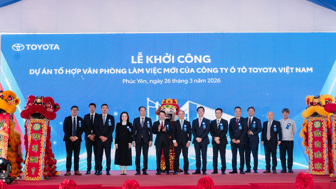 Toyota Việt Nam khởi công tổ hợp văn phòng mới, mở đầu cho chiến lược đầu tư 360 triệu đô tại Phú Thọ