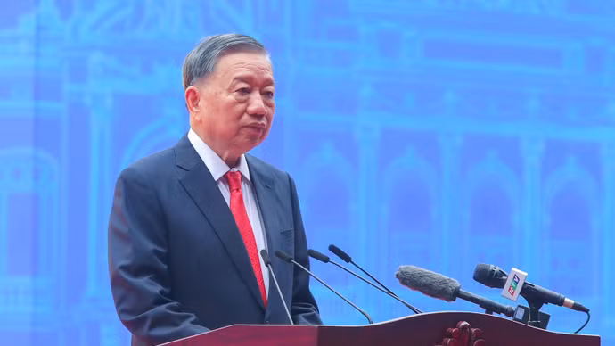 Tổng Bí thư, Chủ tịch nước Tô Lâm phát biểu tại Lễ kỷ niệm 50 năm thành phố Sài Gòn - Gia Định vinh dự mang tên Chủ tịch Hồ Chí Minh