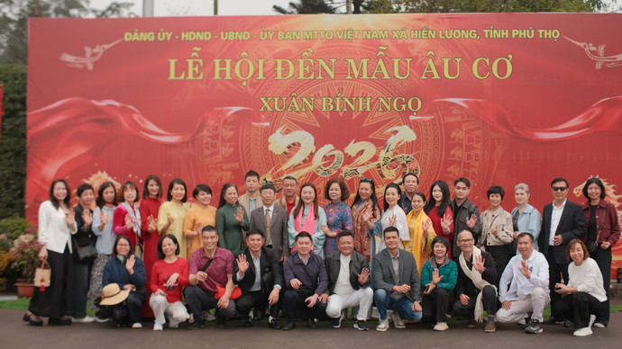 Đoàn doanh nhân VACOD - HBA hành trình về miền đất Tổ, dâng hương tưởng nhớ Tổ Mẫu Âu Cơ và các Vua Hùng