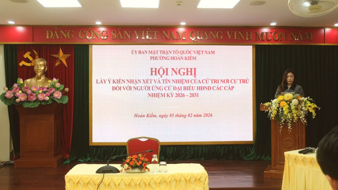 100% cử tri nơi cư trú tín nhiệm ông Trần Thọ Hiển ứng cử đại biểu HĐND thành phố Hà Nội