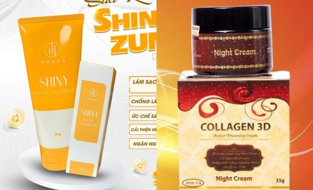 2 trong số 9 sản phẩm mỹ phẩm của Công ty TNHH thương mại tổng hợp & dịch vụ Linh Anh bị đình chỉ lưu hành và thu hồi trên toàn quốc