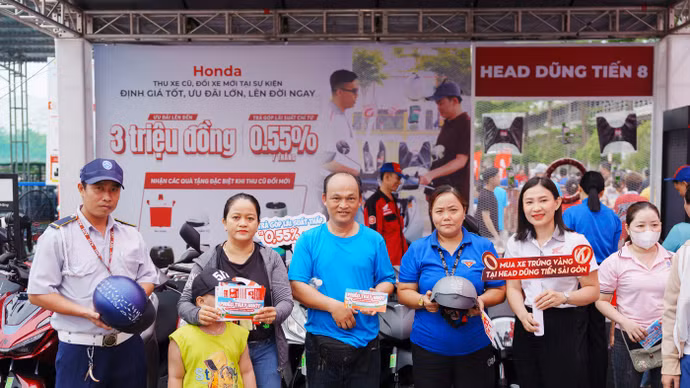 Honda Việt Nam triển khai sự kiện thu xe cũ, đổi xe mới cho khách hàng Việt