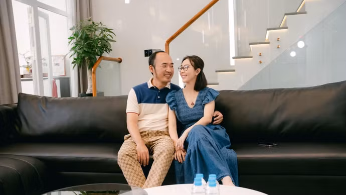 Tiến Luật và Thu Trang mong muốn có không gian sống đơn giản, hiện đại