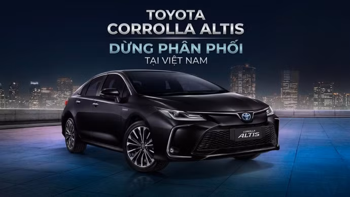 Toyota Altis chính thức dừng phân phối tại Việt Nam