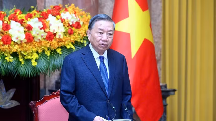 Tổng Bí thư, Chủ tịch nước Tô Lâm phát biểu tại cuộc tiếp các Trưởng đoàn tham dự Diễn đàn Tương lai ASEAN 2026