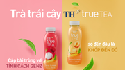 Bộ đôi trà trái cây TH true Tea đang được giới trẻ yêu thích