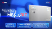 MB giới thiệu thẻ doanh nghiệp MB Hi Biz thông minh: Quản trị tinh gọn, giao thương quốc tế