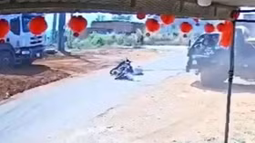 Chú rể gặp nạn khi xe máy vướng sợi dây căng ngang đường ở Đắk Lắk trong ngày cưới