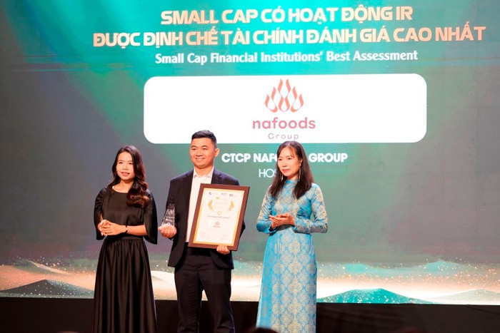 Nafoods Group được cả nhà đầu tư và các định chế tài chính đánh giá là doanh nghiệp có hoạt động IR tốt nhất 2025