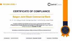 SCB đạt nhiều chứng chỉ bảo mật quốc tế quan trọng trong năm 2020