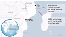 Bùng phát thảm họa khủng bố IS ở Mozambique