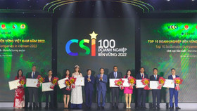 Công bố TOP 100 doanh nghiệp bền vững tại Việt Nam năm 2022