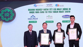 Novaland lọt Top 3 doanh nghiệp niêm yết có hoạt động IR được nhà đầu tư yêu thích nhất 2020