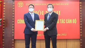 Hà Nội bổ nhiệm Phó giám đốc phụ trách Sở Thông tin và Truyền thông