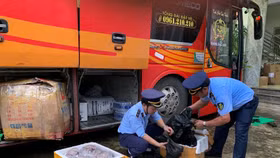 Tạm giữ phương tiện vận chuyển hàng hóa nhập lậu trên địa bàn Quảng Bình