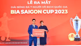 Bia Saigon tiếp tục đồng hành cùng giải bóng đá 7 người Vô địch Quốc gia