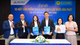 Hòa Phát và Điện máy Xanh hợp tác chiến lược phân phối máy lọc nước và các sản phẩm điện gia dụng