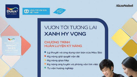 AkzoNobel đào tạo kỹ năng, hỗ trợ thanh thiếu niên Làng trẻ SOS chuẩn bị hành trang nghề nghiệp