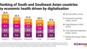 Việt Nam dẫn đầu bảng số hóa doanh nghiệp ở Đông Nam Á