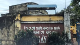 Bình Thuận: Xử lý nhà máy nước xây “chui” của Công ty nước Bình An