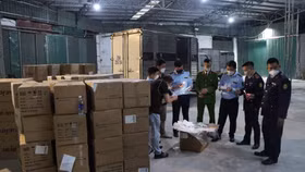 Thu giữ lô kit test Covid-19, thuốc tân dược giá trị rất lớn tại Cảng Hà Nội