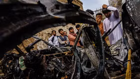 Không quân Mỹ không kích nhầm xe dân thường, 9 người thiệt mạng ở Kabul