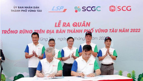 SCGC và LSP phối hợp với TP. Vũng Tàu trồng 400 cây hướng đến đô thị xanh