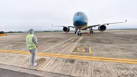 Đón chuyến bay từ vùng dịch: Sân bay Vân Đồn áp dụng quy trình mới