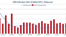 Chia tách cổ phiếu, tại sao ROS vẫn không ngừng tăng?